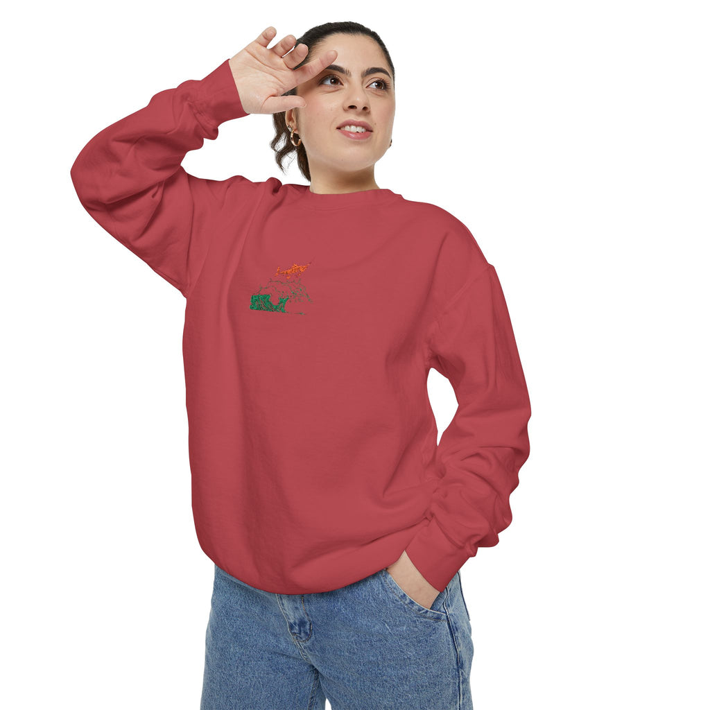 Garment-Dyed Sweatshirt