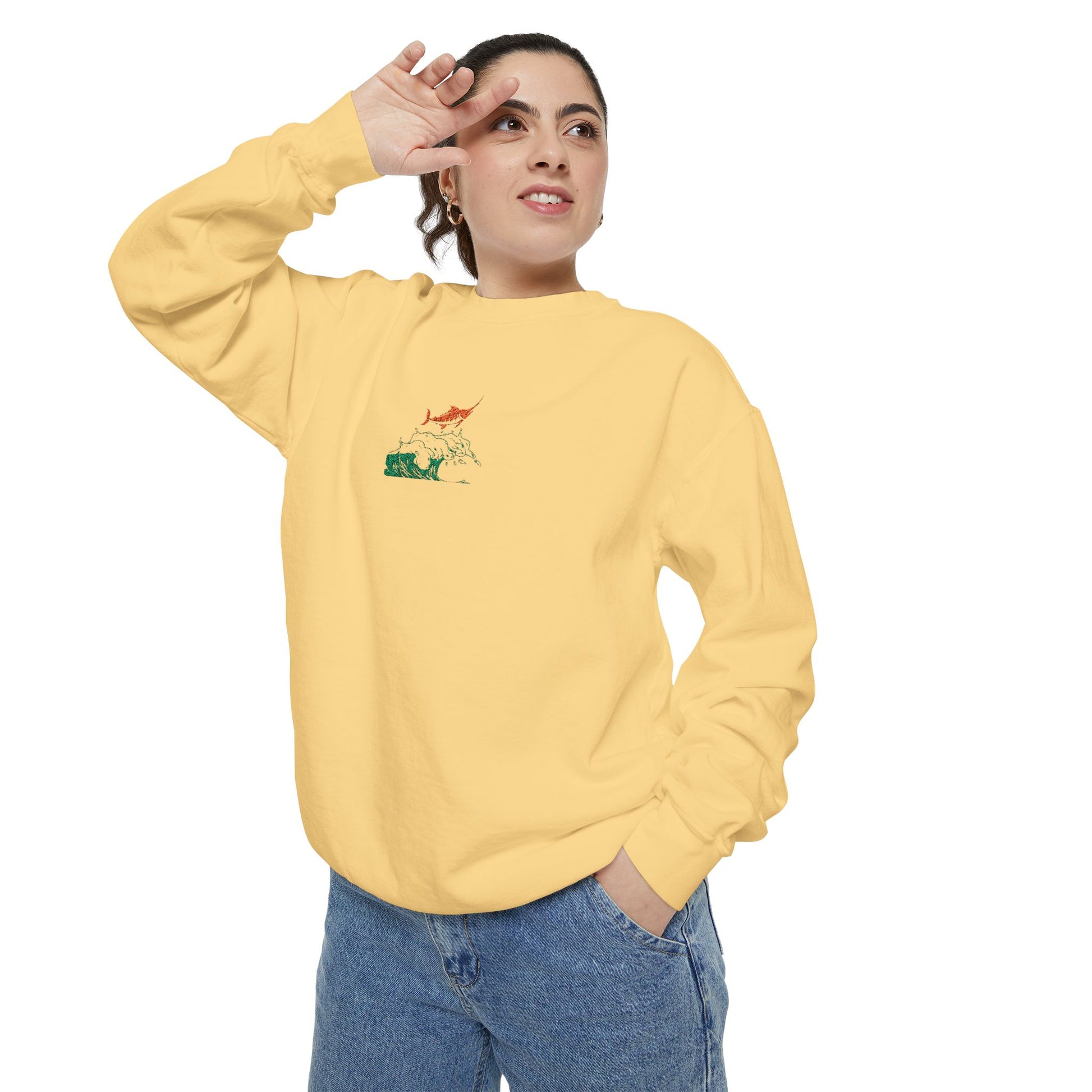 Garment-Dyed Sweatshirt