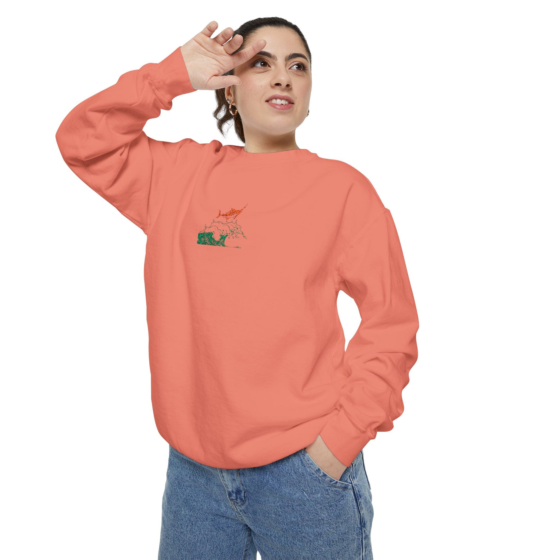 Garment-Dyed Sweatshirt