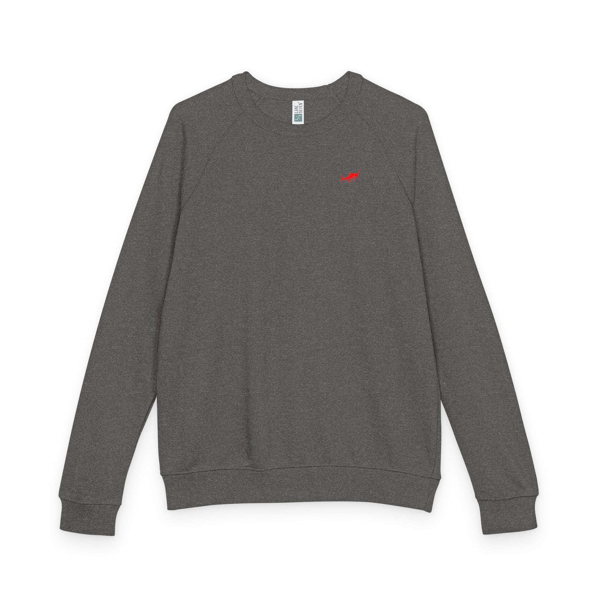 Cozy French Terry Raglan Crewneck Sweatshirt - Marlin