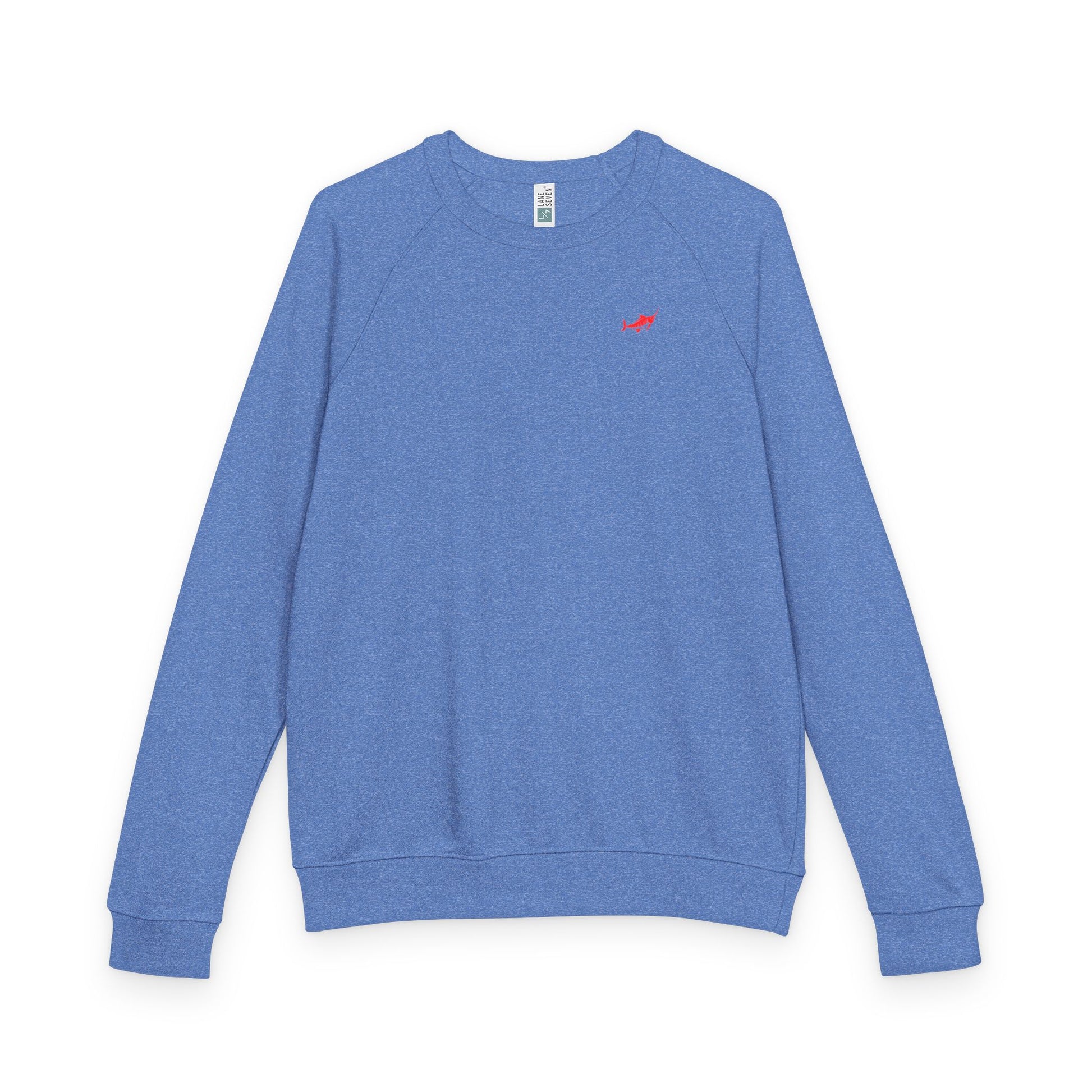 Cozy French Terry Raglan Crewneck Sweatshirt - Marlin