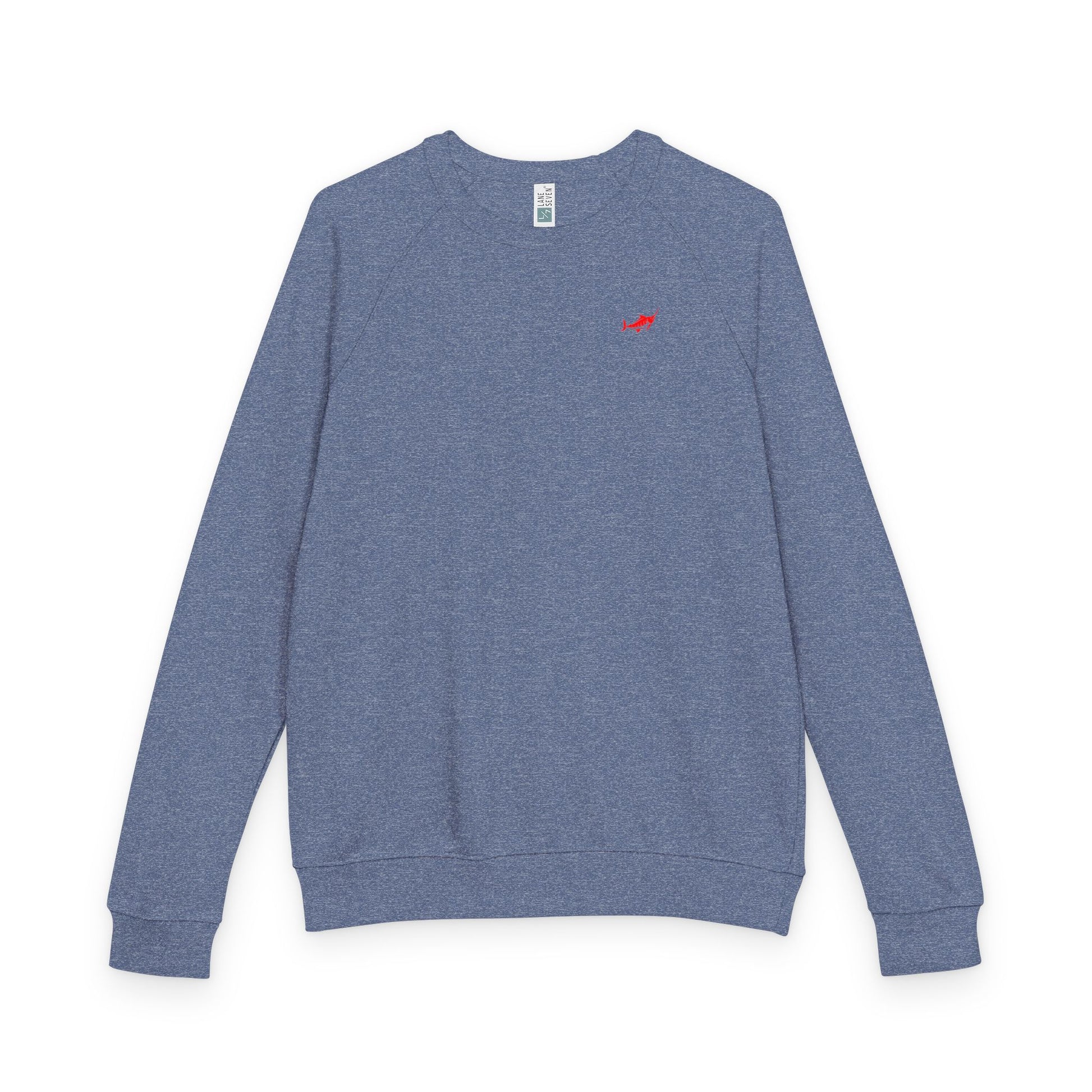 Cozy French Terry Raglan Crewneck Sweatshirt - Marlin