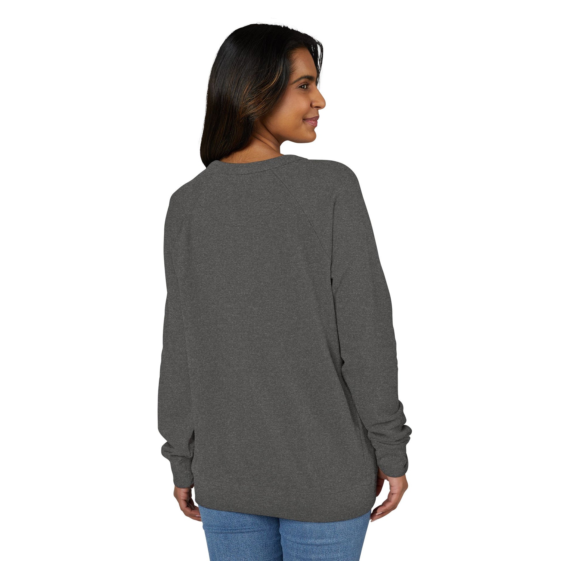Cozy French Terry Raglan Crewneck Sweatshirt - Marlin