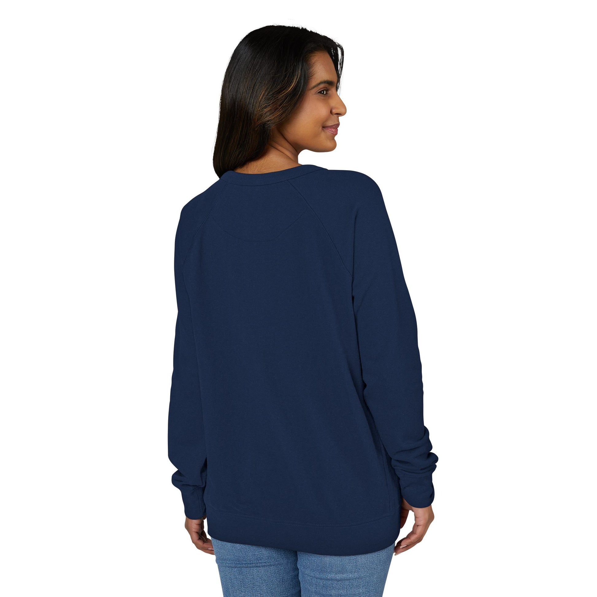 Cozy French Terry Raglan Crewneck Sweatshirt - Marlin