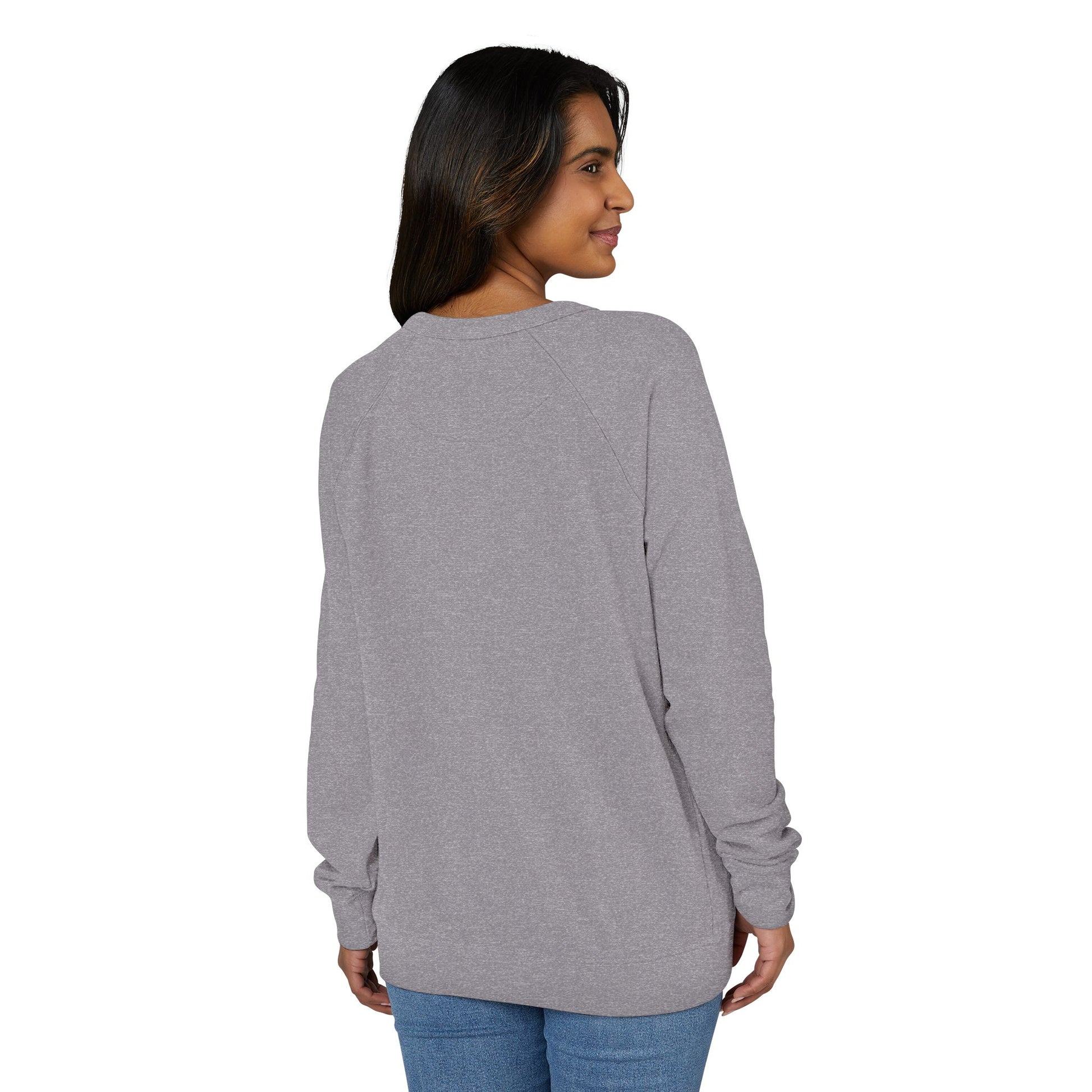 Cozy French Terry Raglan Crewneck Sweatshirt - Marlin
