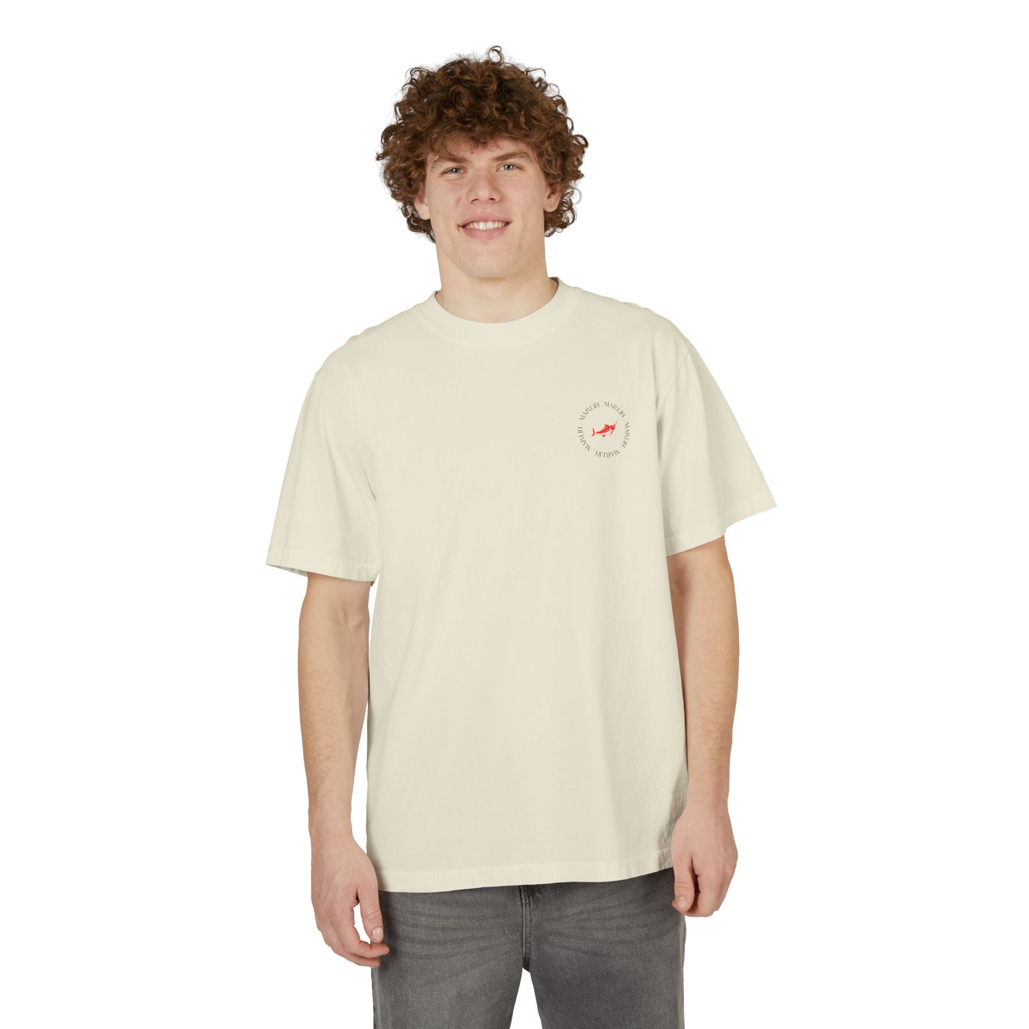 Garment dyed cotton T-Shirt - Marlin Luxe 