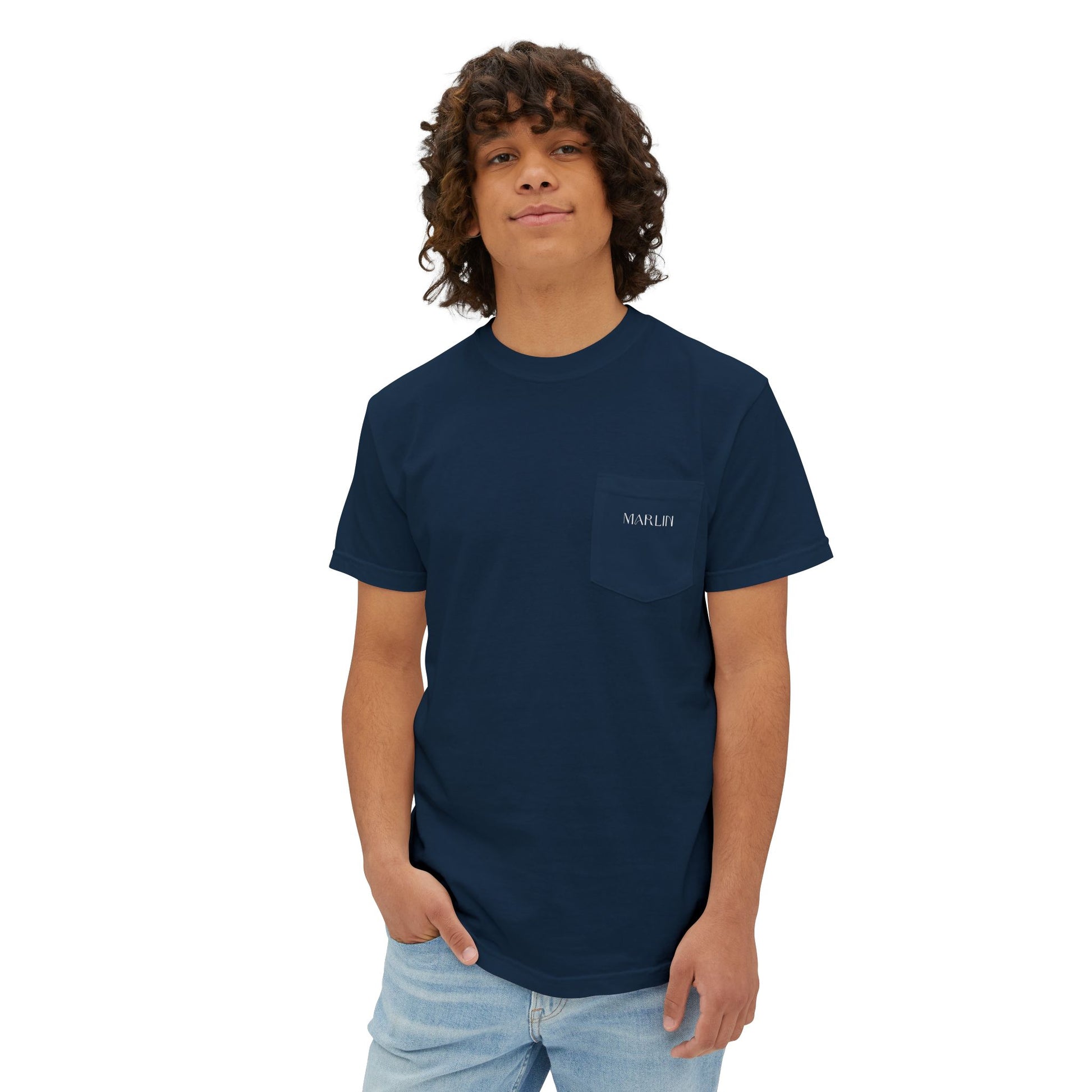 Ring spun cotton pocket T-Shirt - Marlin Luxe 
