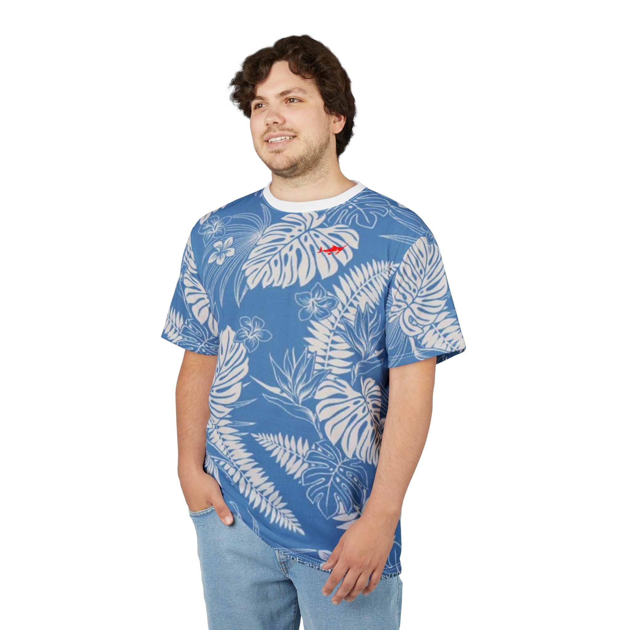 Tropical Botanical Unisex T-shirt - Marlin