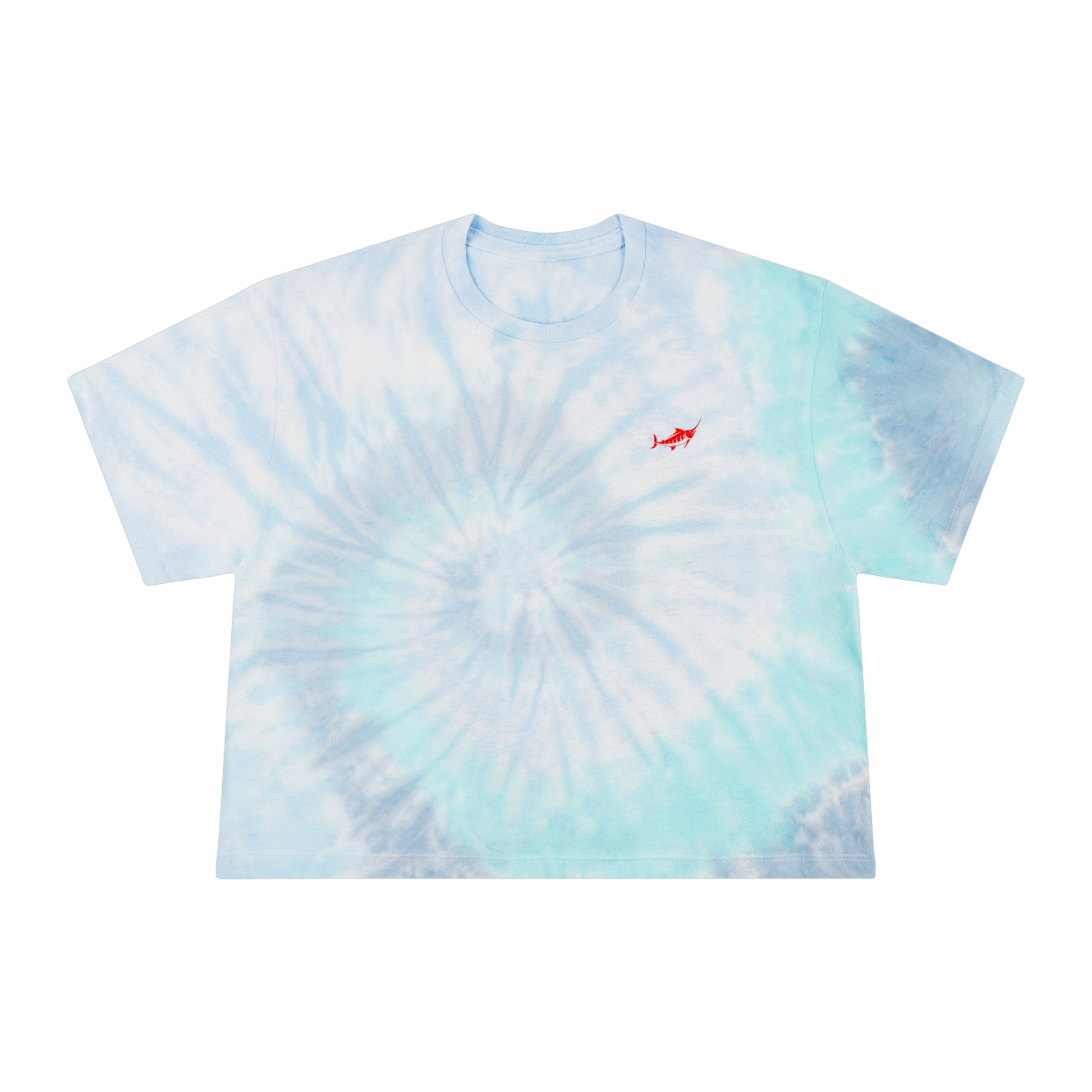 Women's Tie-Dye Crop T-shirt - Marlin